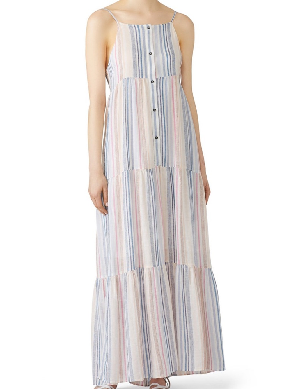 Splendid arco iris dress! Linen blend